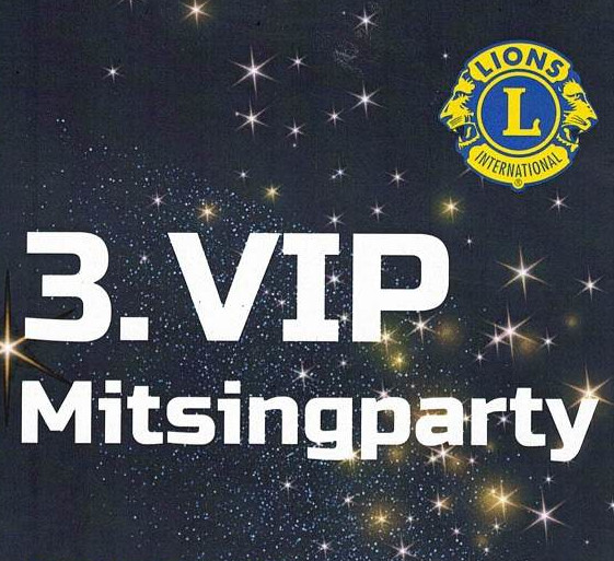 3. VIP-Mitsingparty